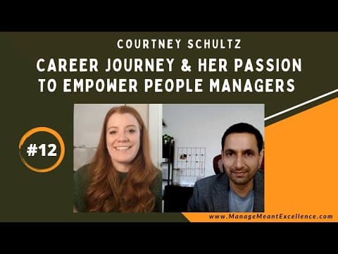 #12 Courtney Schultz: Career Journey, Goal Setting, and Time Management