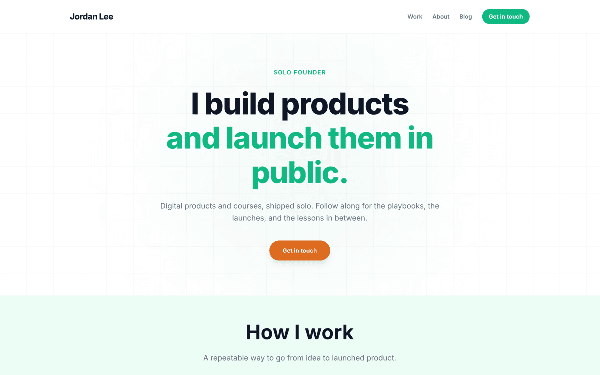 Founder edition demo site